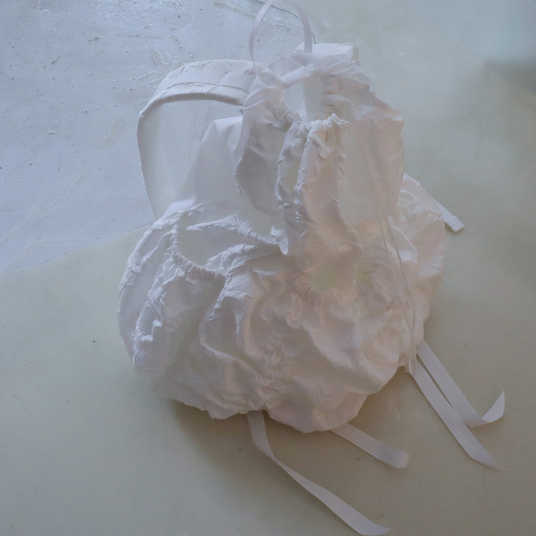 ANIGIG  GATHERED BACKPACK  JACQUARD