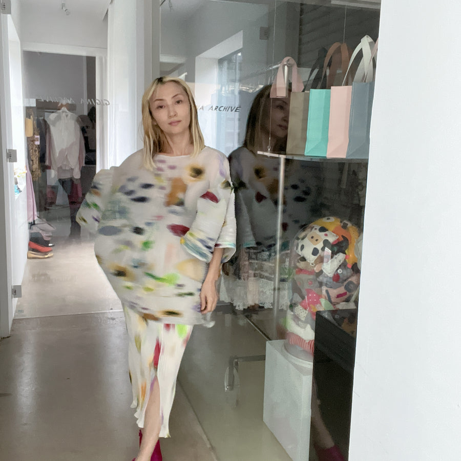JULIA HEUER ROBIN TOP IN MAYU WHITE
