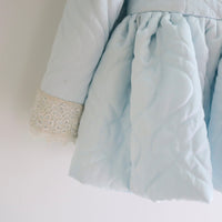 ANIGIG  PUDDING COAT SHORT LACE×LIGTHBLUE