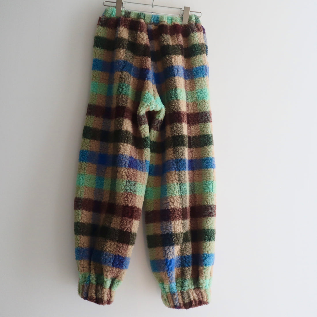 FRANZIUS  BELL PANTS LIGHT GREEN CHECK