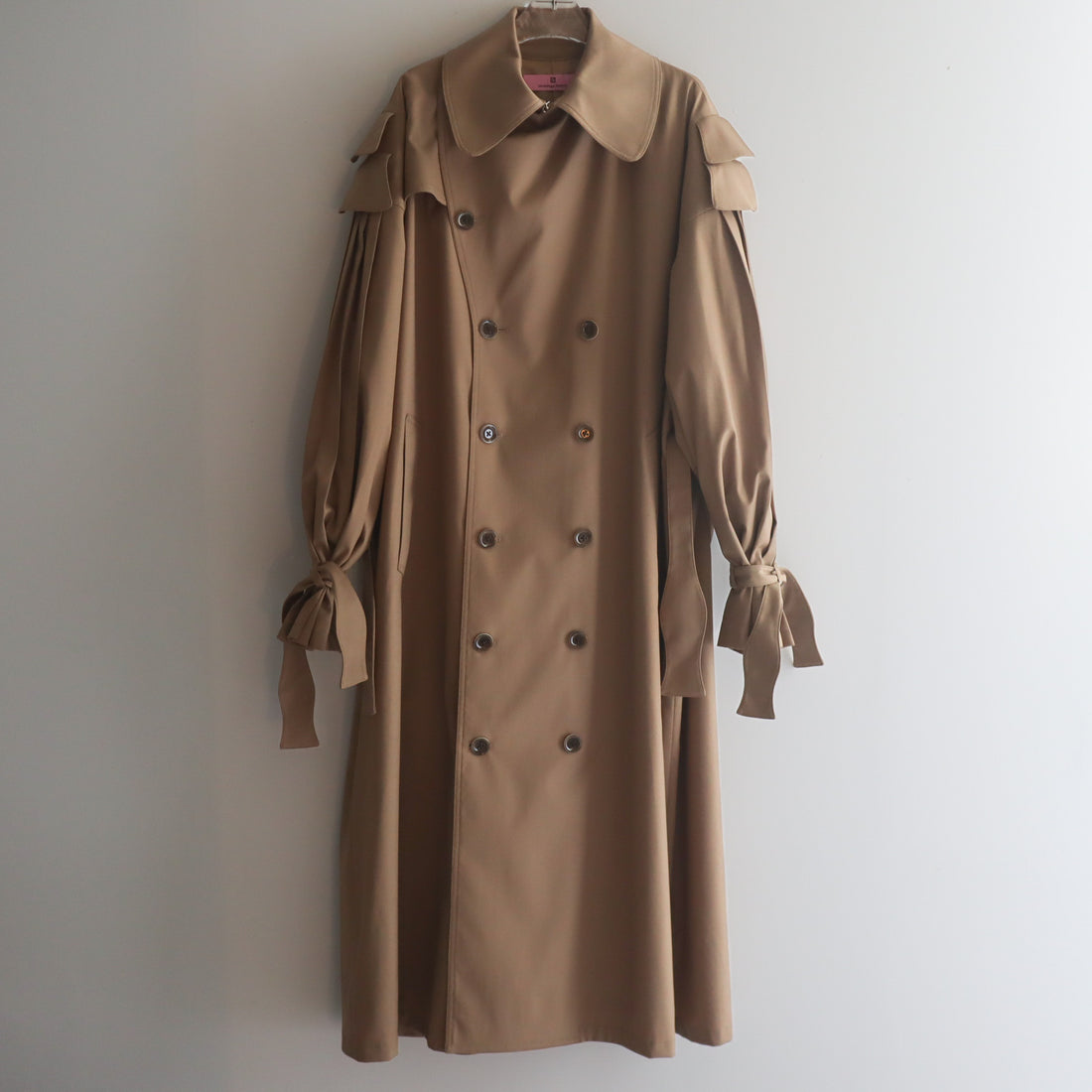 ANREALAGE HOMME   PANEL PATCHWORK TRENCH COAT
