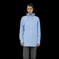 MERYLL ROGGE  CLASSIC SHIRT WITH HOOD