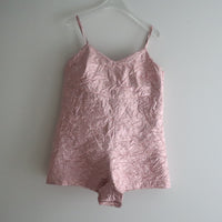 ANIGIG  SILVER METALIC CAMISOLE