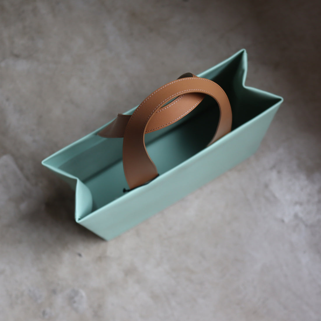 UNKNOWN PRODUCTS  LEATHER PAPER BAG BIG