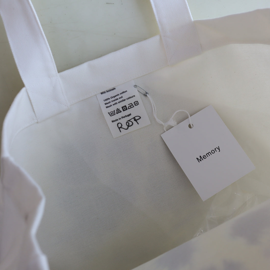 WILD ANIMALS  MEMORY TOTEBAG TIGER