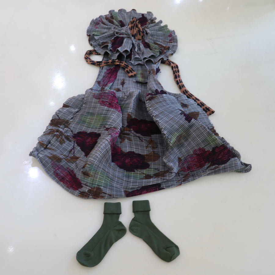 JULIA HEUERMAYA HANDPLEATED DRESS IN ROSALIND