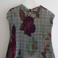 JULIA HEUER  MAYA HANDPLEATED DRESS IN ROSALIND