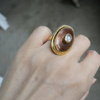 SOFIO GONGLI  STONE RING "AMETHYST"