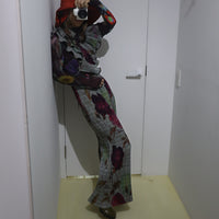 JULIA HEUER  JACK PLEATED TROUSERS IN ROSALIND