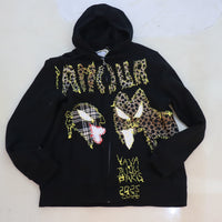 VAVA DUDU  EMBROIDERY HOODIE LEOPARD