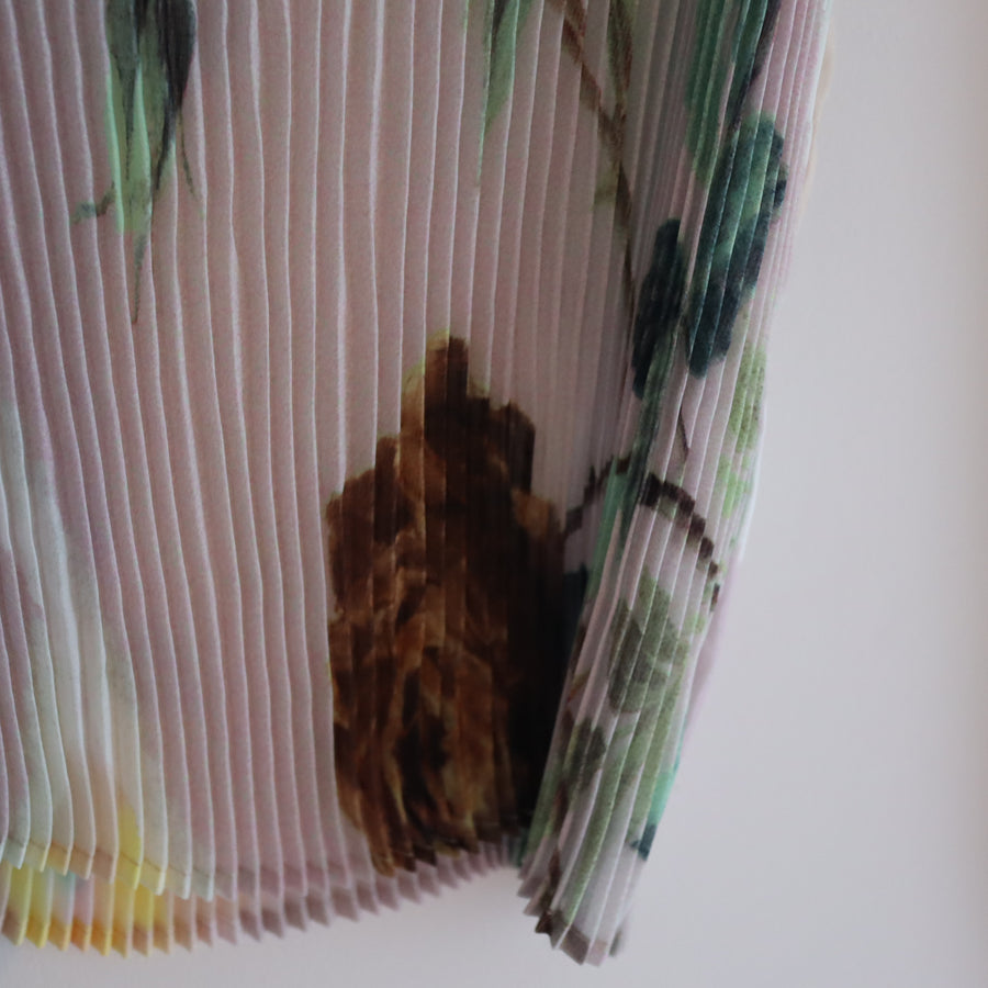 JULIA HEUERLEE PLEATED TOP IN EDWARD PINK