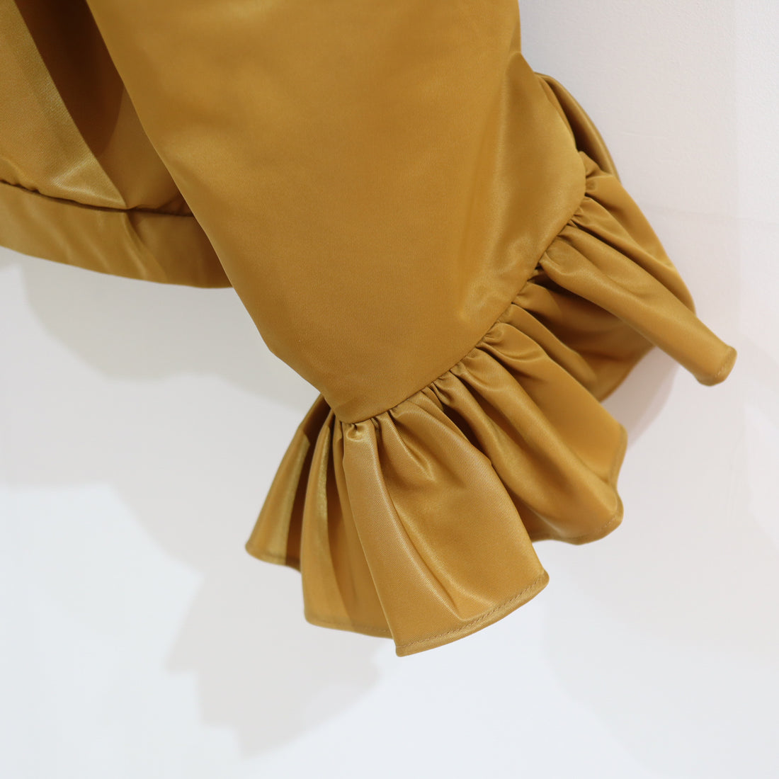 MIKIOSAKABE  FRILLED JACKET MUSTARD