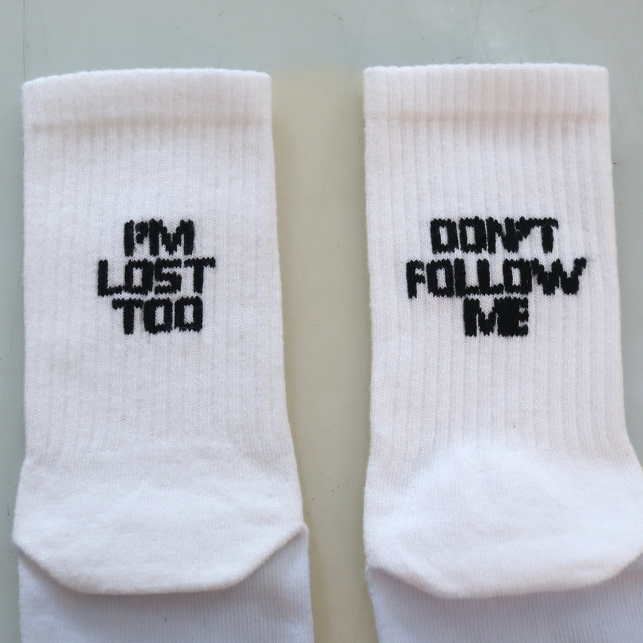 STATEMENT MESSAGE SOCKS