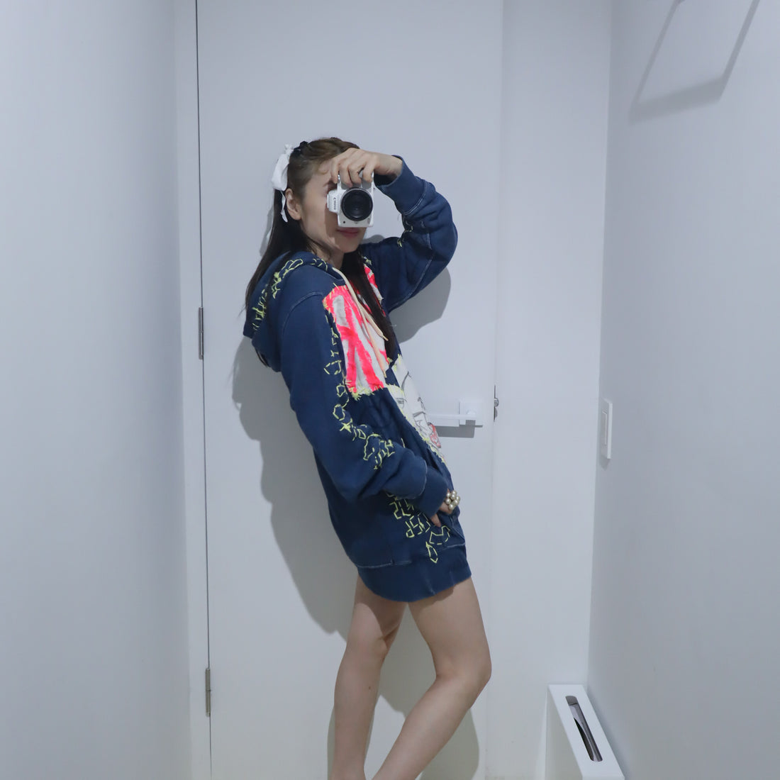 VAVA DUDU  EMBROIDERY HOODIE