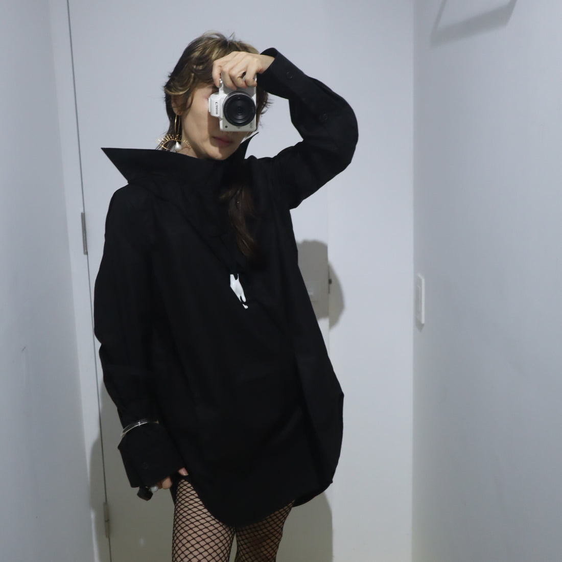 MELITTA BAUMEISTER  POINTY COLLAR SHIRT