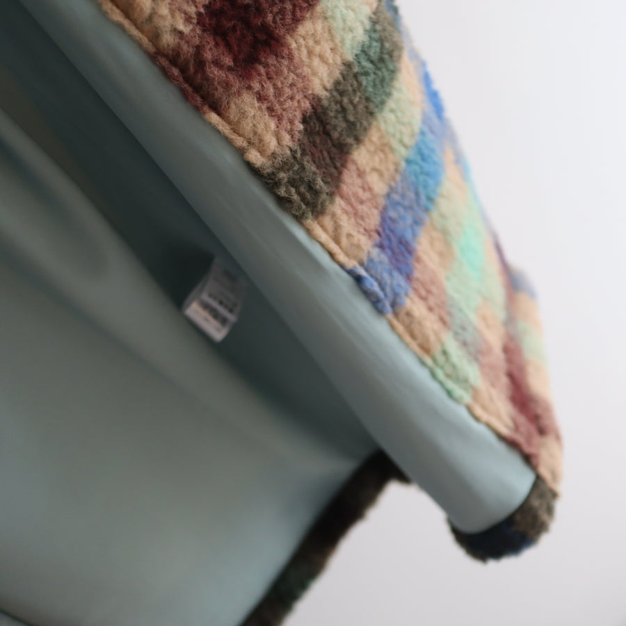 FRANZIUSTOWEL COAT LIGTHGREENCHECK