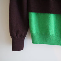 MERYLL ROGGE  CREWNECK DOUBLE SWEATER