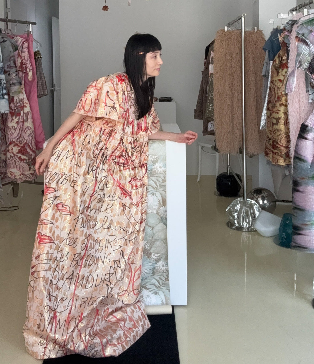 VAVA DUDU  PAINT DRESS