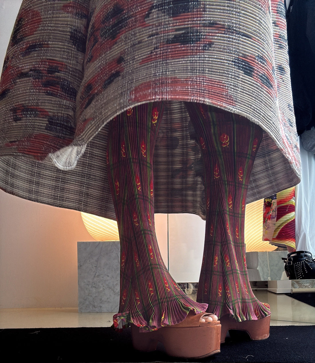 ＜EXCLUSIVE＞JULIA HEUER  ROSE FLARE TROUSERS IN EARTHY ROMAN