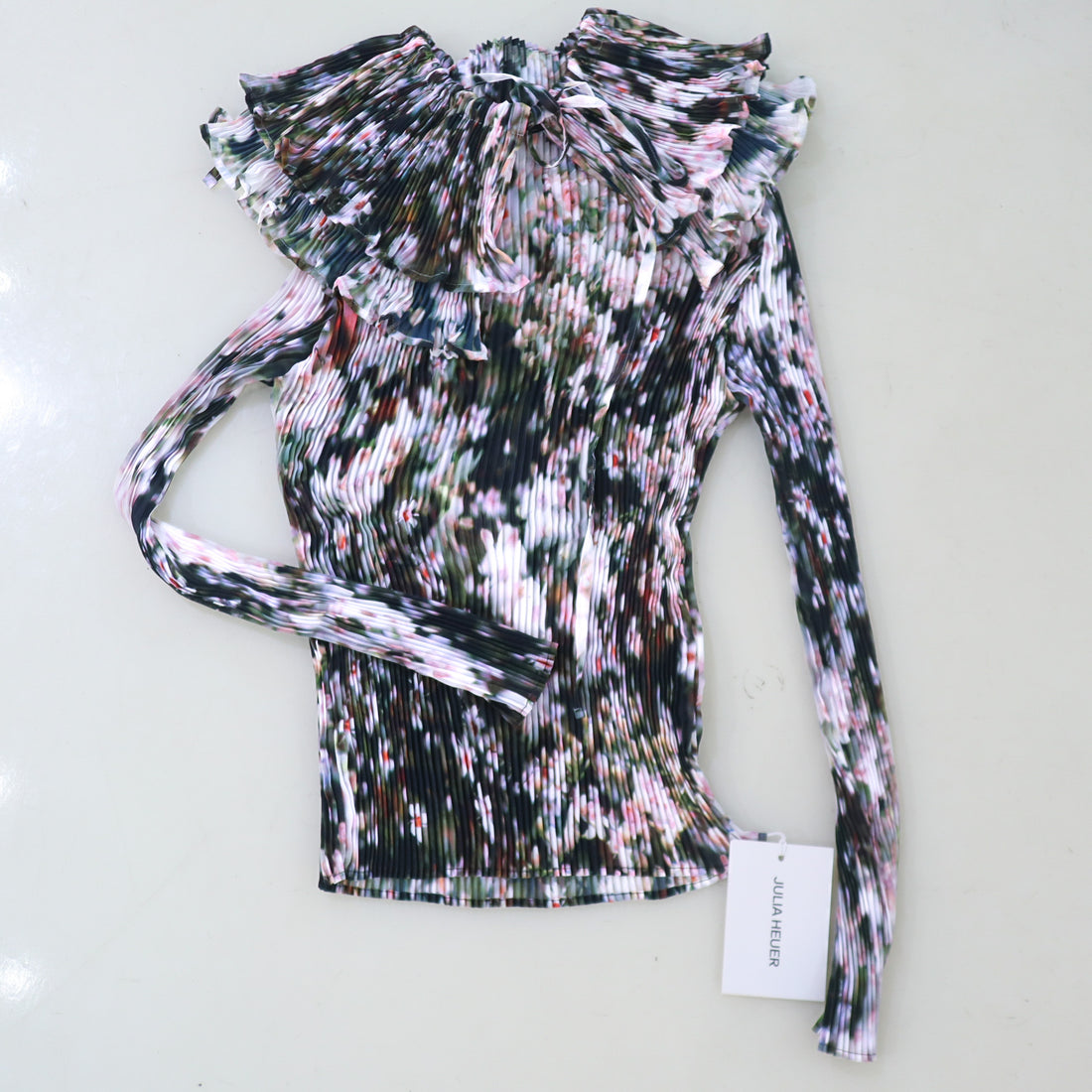 JULIA HEUER LEE PLEATED TOP IN HOLLE – GIGINA