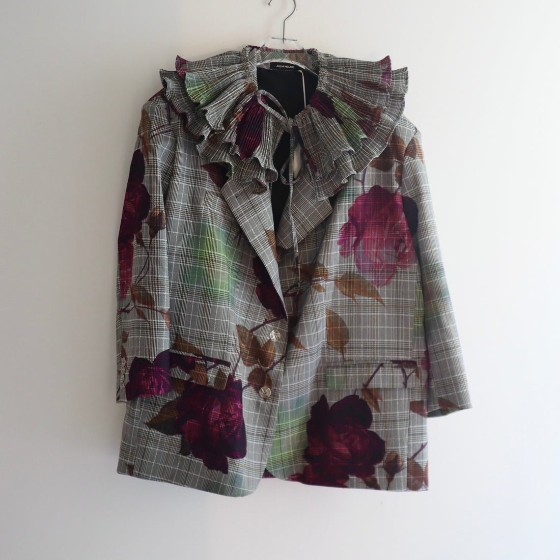 JULIA HEUER  ARNOLD JACKET IN ROSALIND BORDEAUX