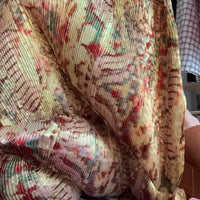 JULIA HEUER  HANDPLEATED KENZA SKIRT IRIDESCENTJIM