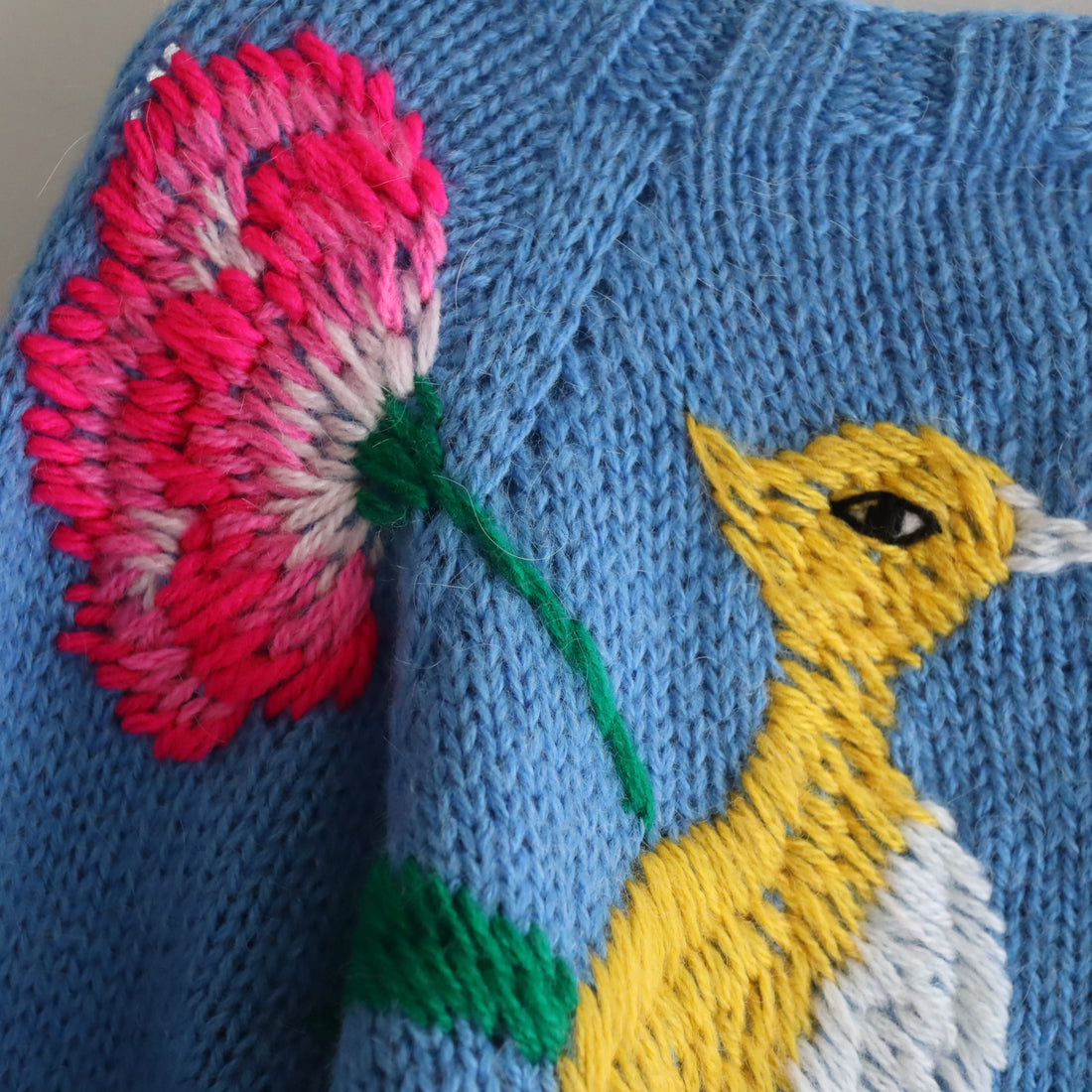 SOFIO GONGLI  PULLOVER KNIT BLUE