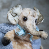 ANIGIG  ANIMAL FLUFFY SHOULDER BAG"ELEPHANT"