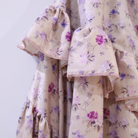 ANIGIG  FLORIS DRESS LIGHTPINK×LAVENDER