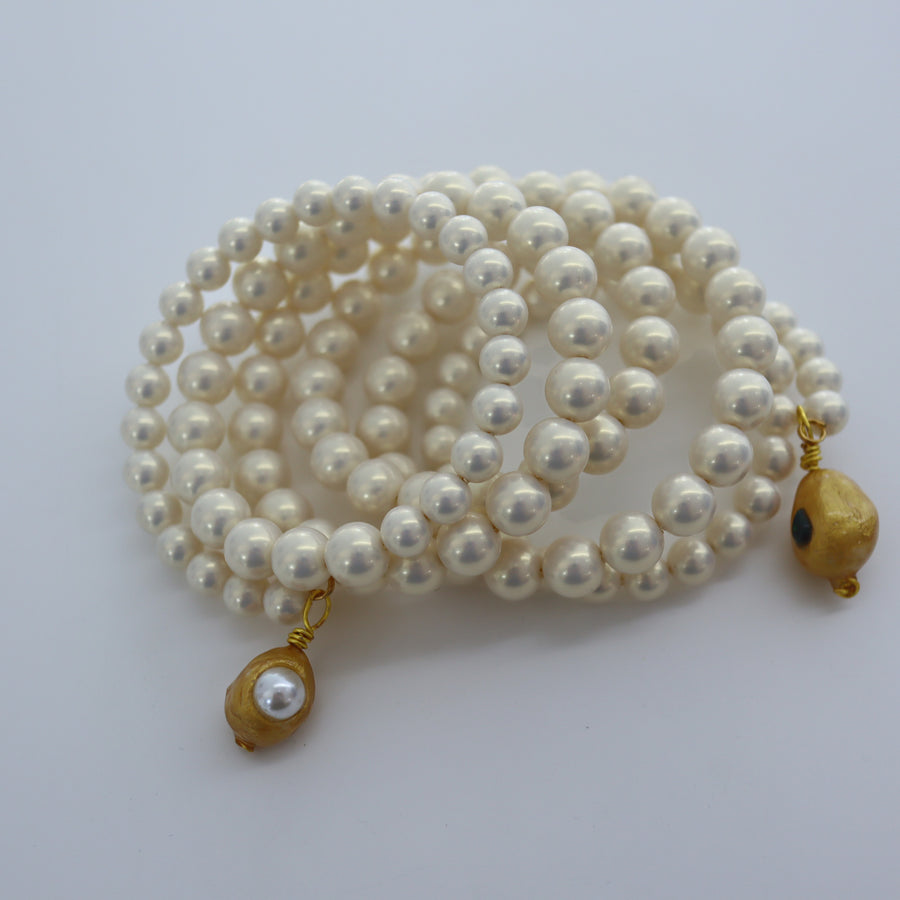 ANIGIGPEARL WHIRL BANGLE