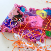 MATHILDE HIRON  MILLEFIORI FELT BELT