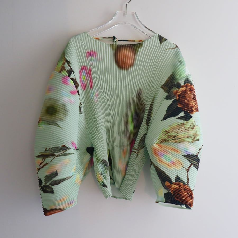 JULIA HEUERPOLLUX HANDPLEATED TOP IN EDWARD