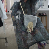 ANIGIG  ANIMAL FLUFFY SHOULDER BAG"CAT"