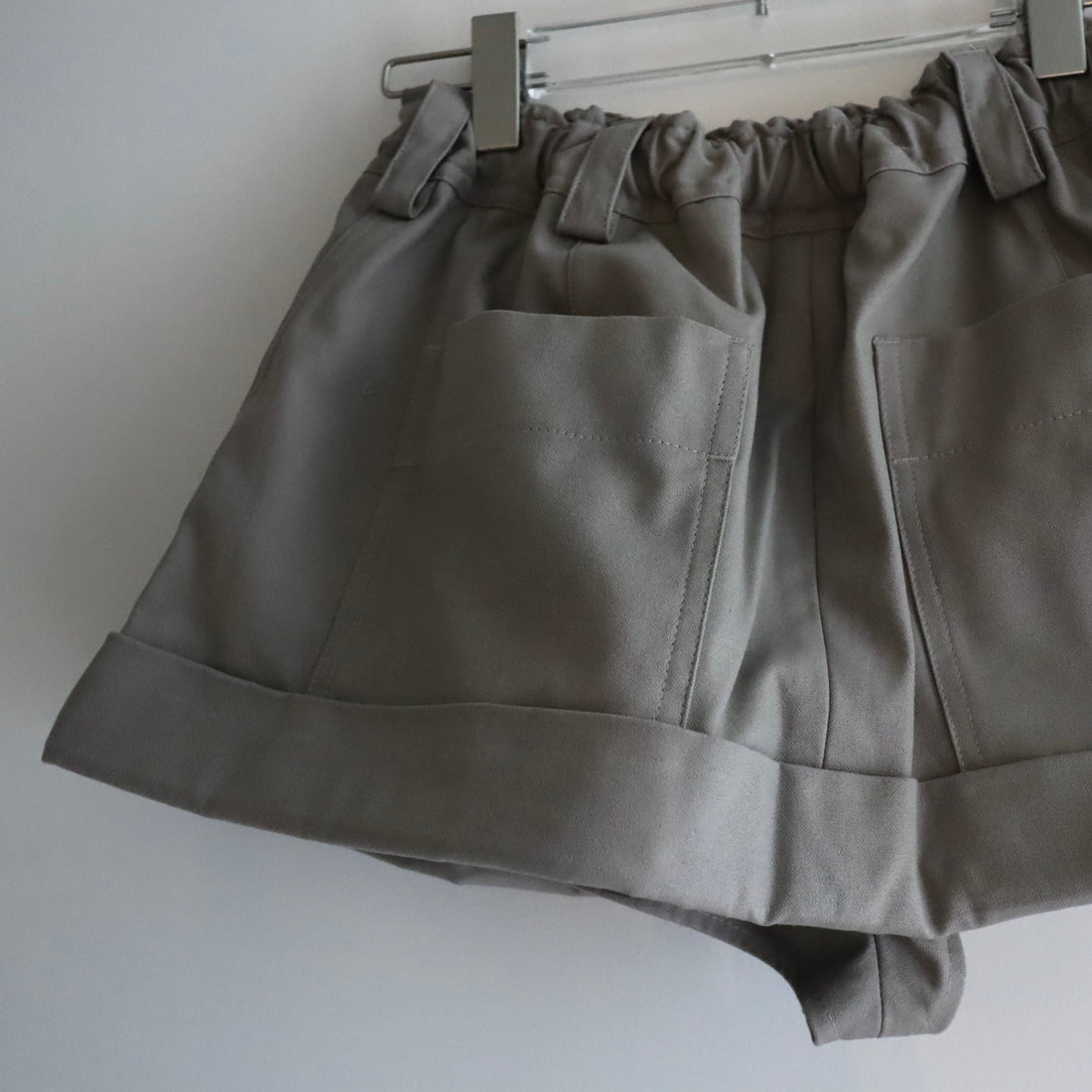 MERYLL ROGGE  MINI WORKWEAR SKIRT CLAY