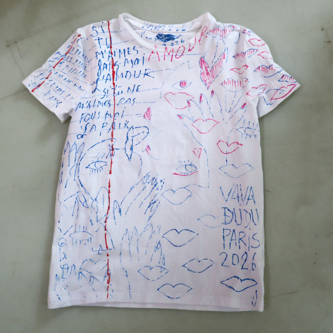 VAVA DUDU  PAINTED T-SHIRTS"C"
