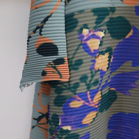 JULIA HEUER  JOHAN HANDPLEATED COAT IN
PATCHWORK INGRID