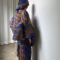 JULIA HEUER  ROBIN HANDPLEATED TOP IN MALIK