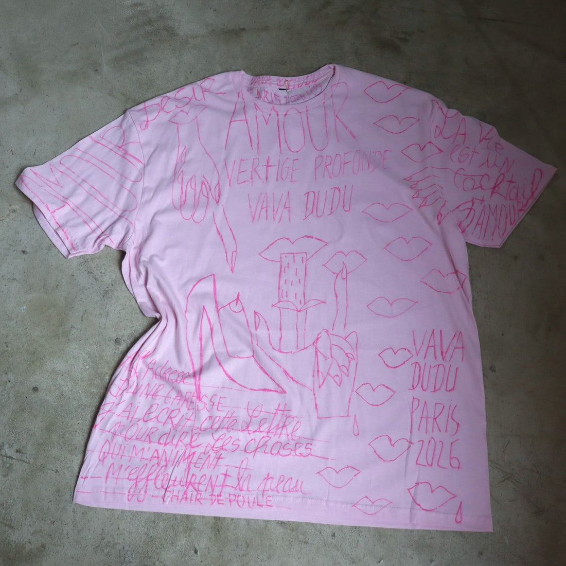 VAVA DUDU  PAINTED T-SHIRTS ”G”