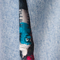 LOU DE BÈTOLY  KNITTED DOLLS JACKET BLUE