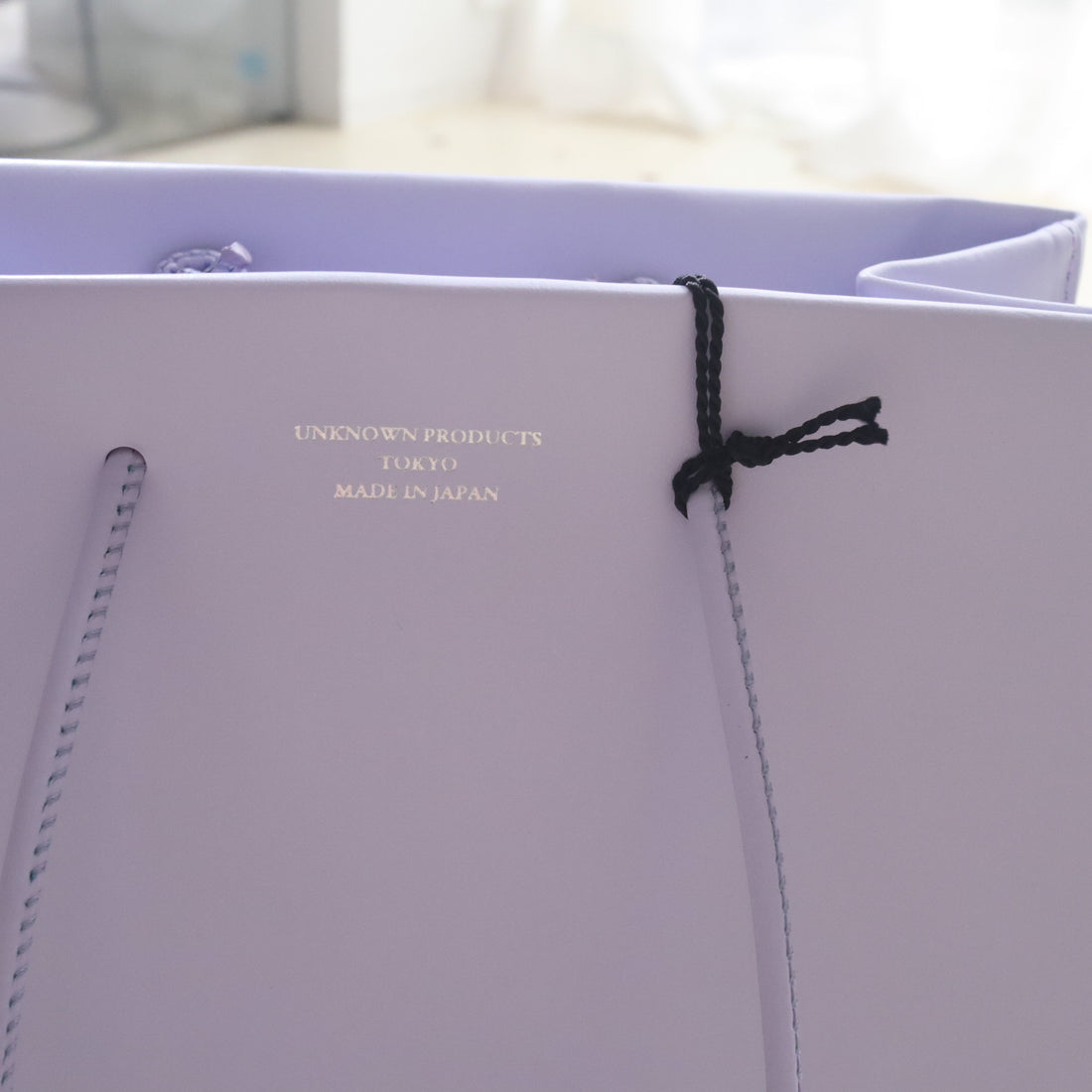 UNKNOWN PRODUCTS  LEATHER PAPER BAG