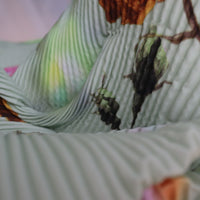 JULIA HEUER  KENZA HAND PLEATED SKIRT IN EDWARD GREEN