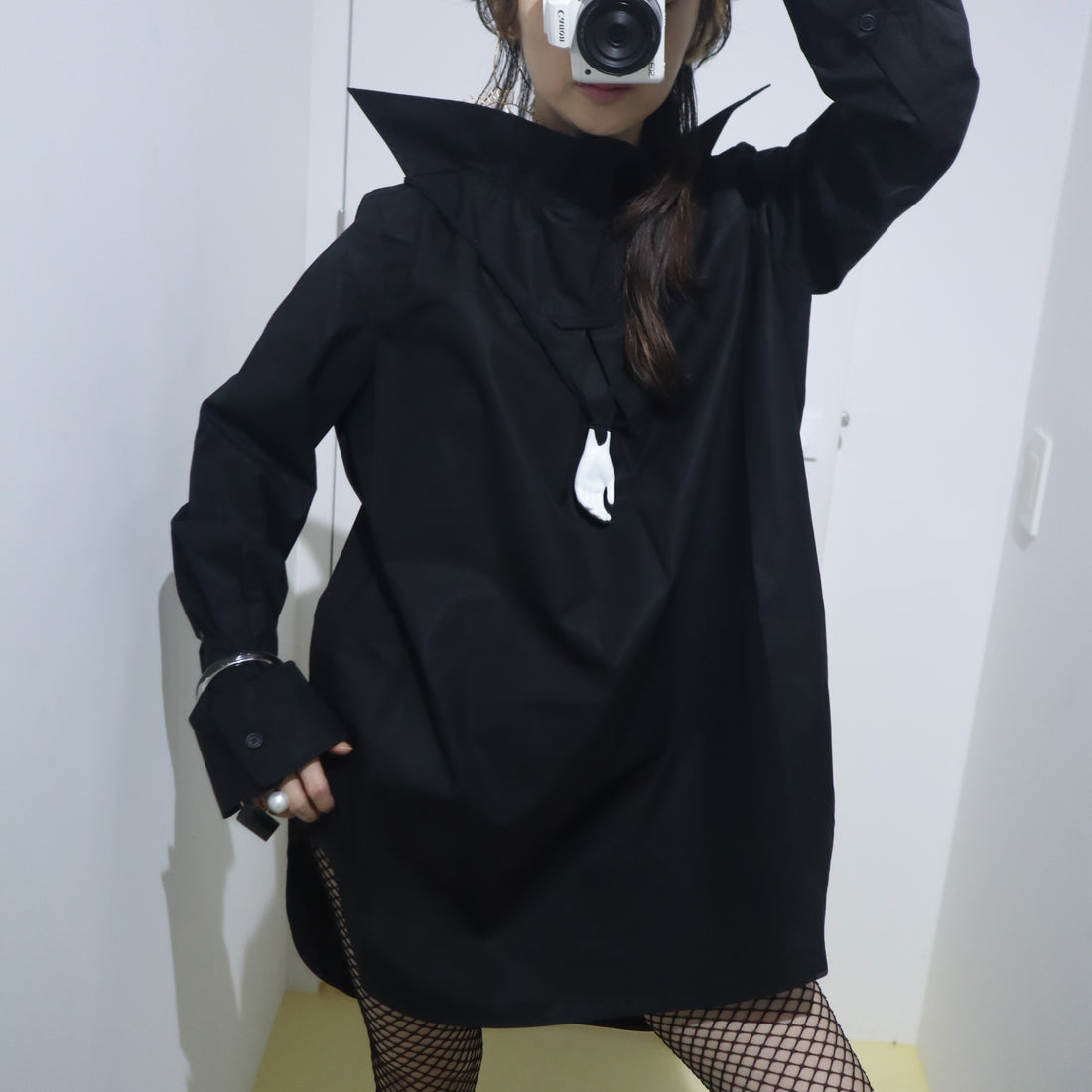 MELITTA BAUMEISTER  POINTY COLLAR SHIRT