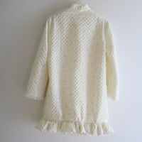 ANIGIG  PUDDING COAT LONG WHITE