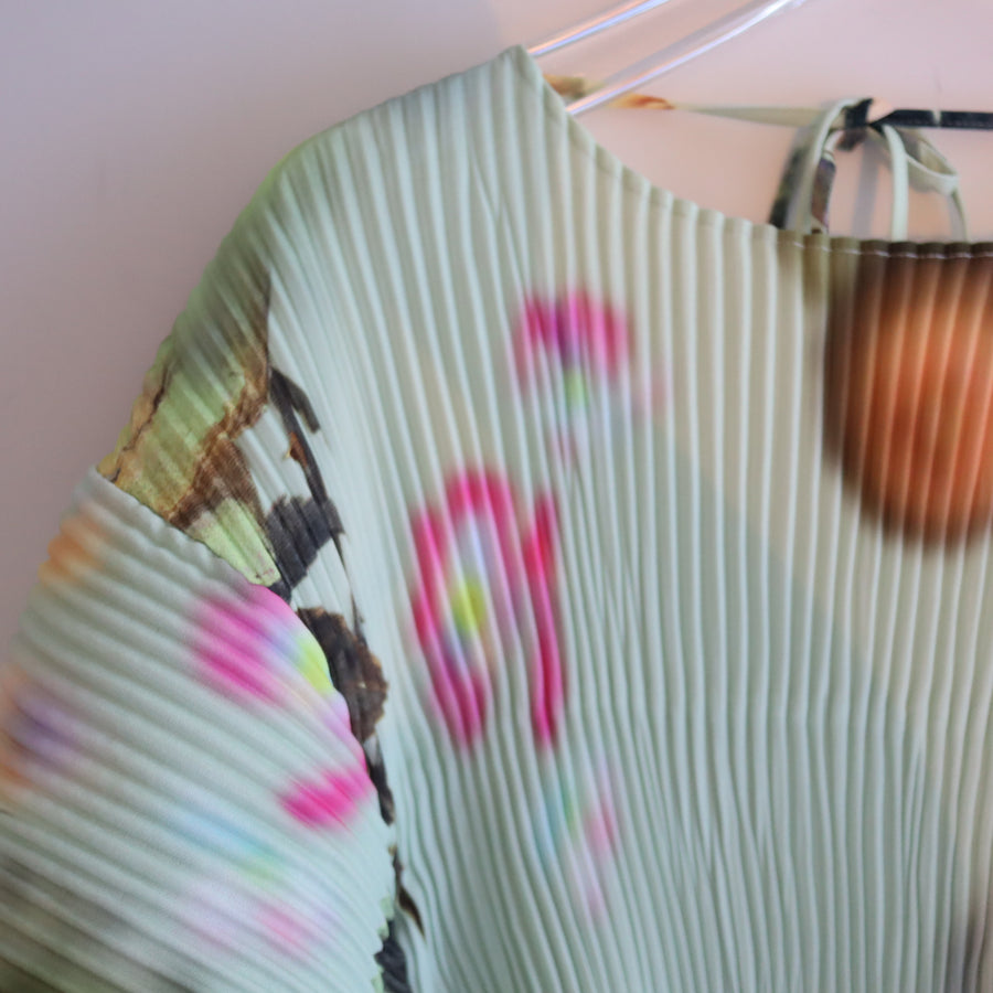 JULIA HEUERPOLLUX HANDPLEATED TOP IN EDWARD