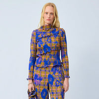 JULIA HEUER  KARL SMOCK PLEATED TOP IN MALIK