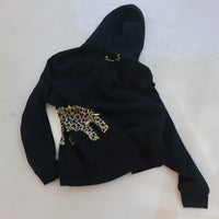 VAVA DUDU  EMBROIDERY HOODIE LEOPARD