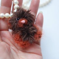 MINITURE FLUFFY BEAR “WHITE”