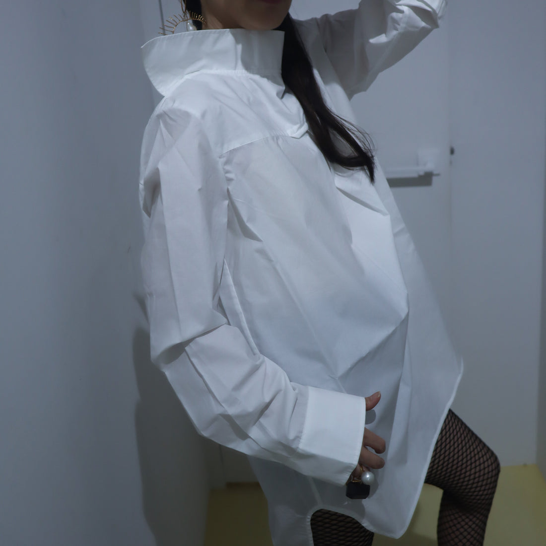 MELITTA BAUMEISTER  POINTY COLLAR SHIRT
