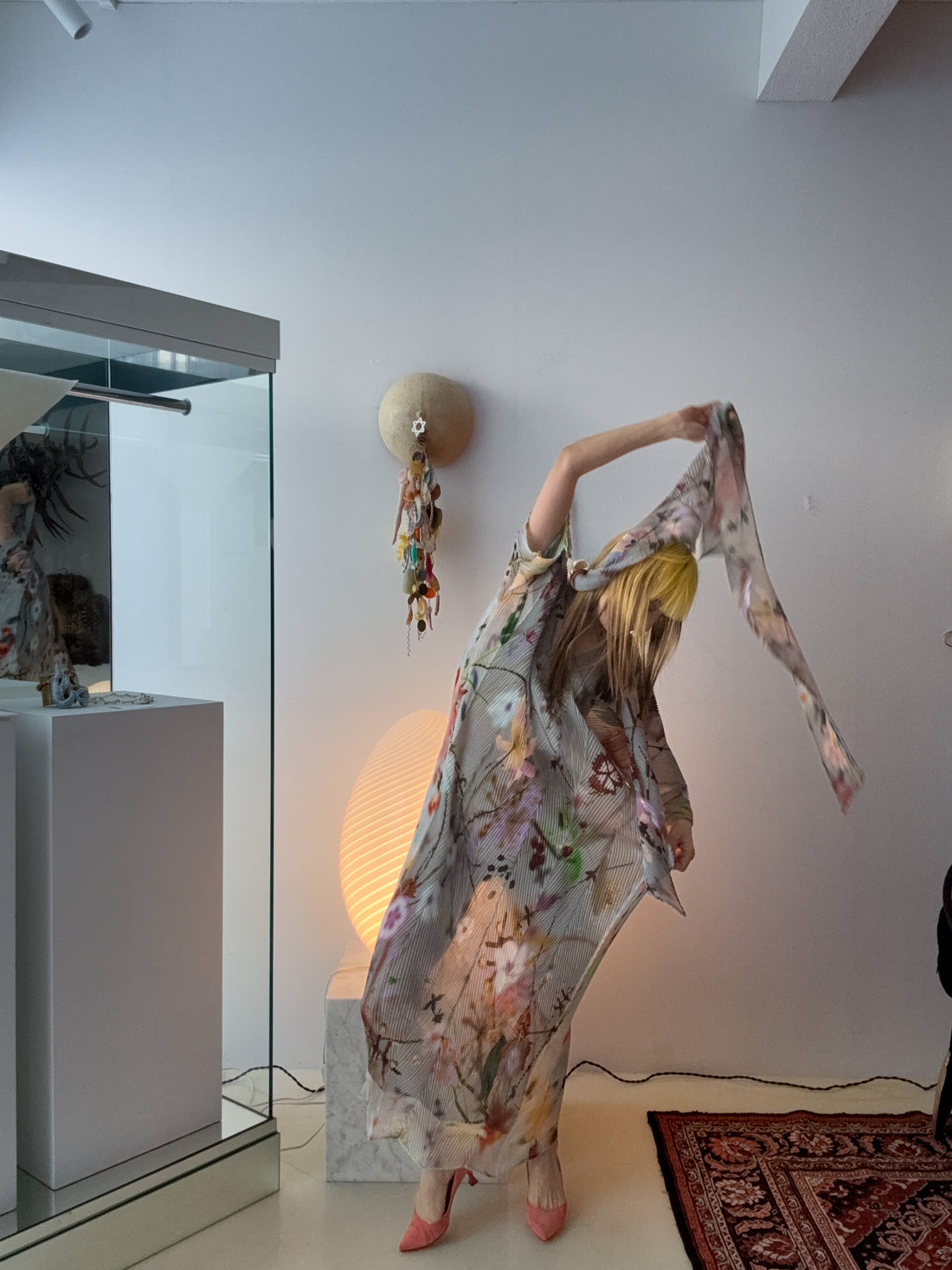 JULIA HEUER  HANDPLEATED STACY KAFTAN