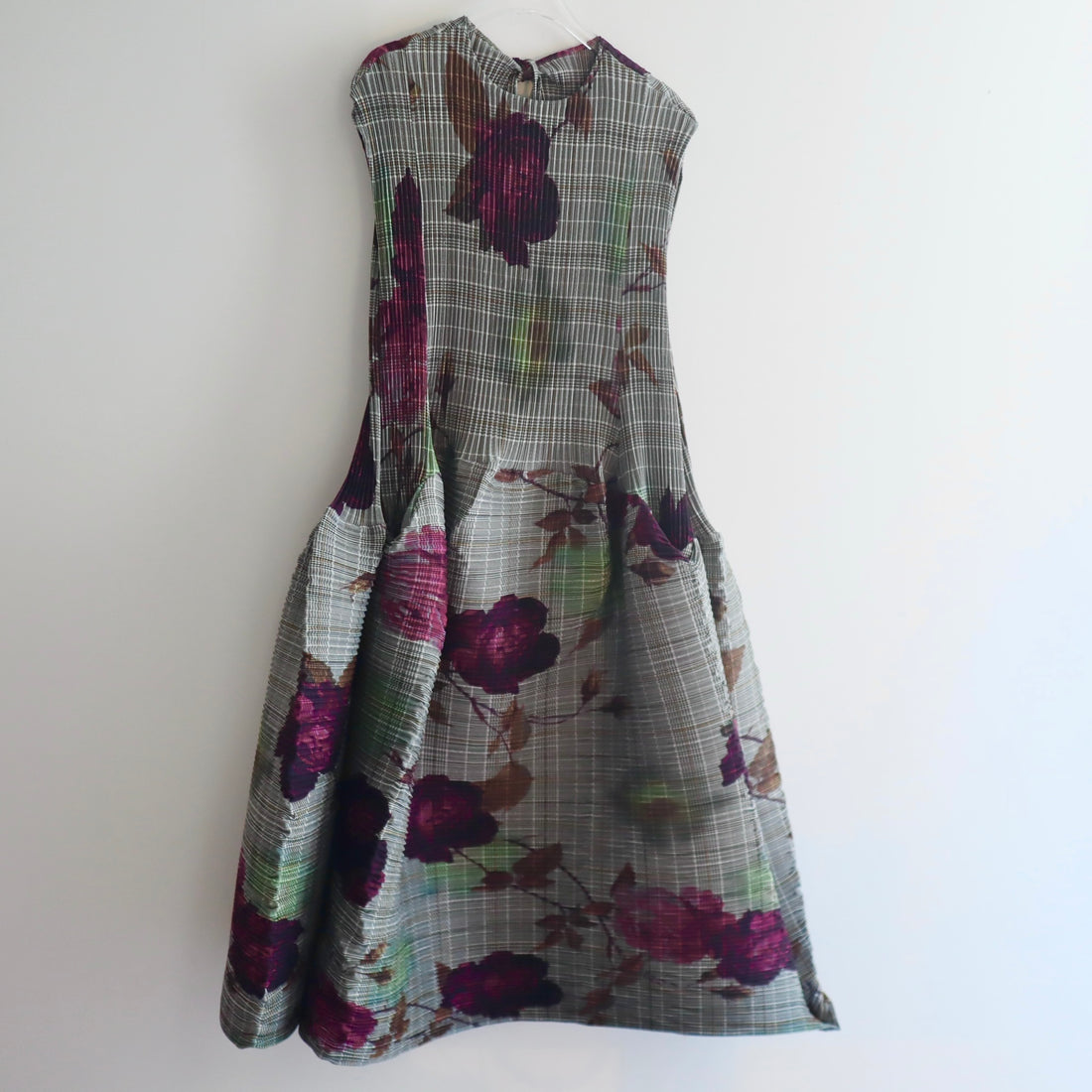 JULIA HEUER  MAYA HANDPLEATED DRESS IN ROSALIND